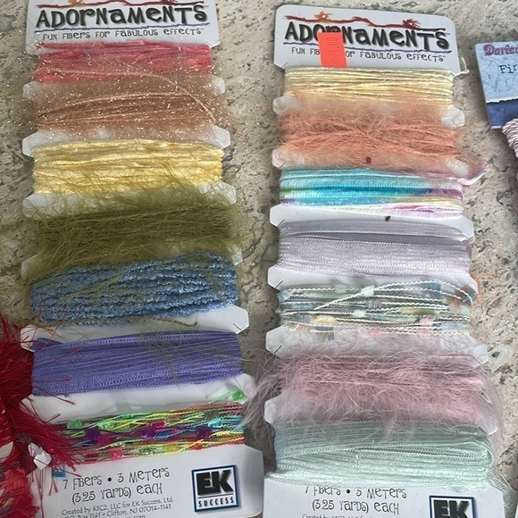 Scrapbooking, embellishments, fun fibers bundle - Picture 3 of 6